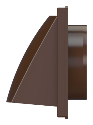 Выход стенной КФВ фланец D100 обр.клапан 150x150 ASA Brown ERA