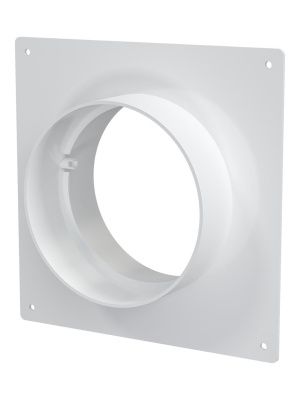 Площадка торцевая SKNP фланец D100 соединитель 150x135 пластик ERA