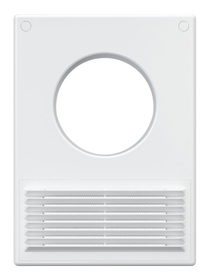 Решетка вентиляционная РУФ фланец D100/60х120 разъемная 185х254 пластик ERA