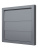 Выход стенной КФ фланец D150/160 жалюзи 190х190 ASA Gray ERA Выход стенной КФ фланец D150/160 жалюзи 190х190 ASA Gray ERA