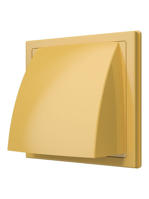 Выход стенной КФВ фланец D100 обр.клапан 150x150 ASA Beige ERA