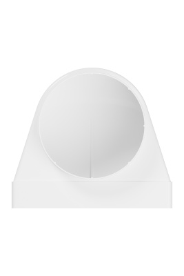 Переходник СККП D150 90° 90х220 пластик ERA