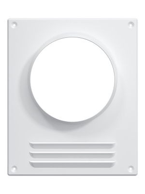 Площадка торцевая ПТМР фланец D130 решетка 196х236 окраш.сталь ERA