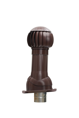 Комплект RRTV D160 для металлочерепицы Monterrey пластик Brown ERA