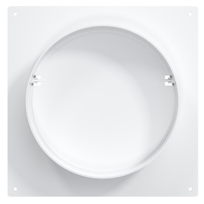 Площадка торцевая SKNPO фланец D150 соединитель обр.клапан 190x175 пластик ERA