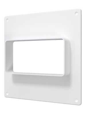 Площадка торцевая ПТП фланец 55х110 150х150 пластик ERA