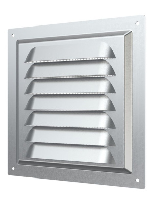 Решетка вентиляционная МЦ сетка 150х150 оцинк.сталь ERA