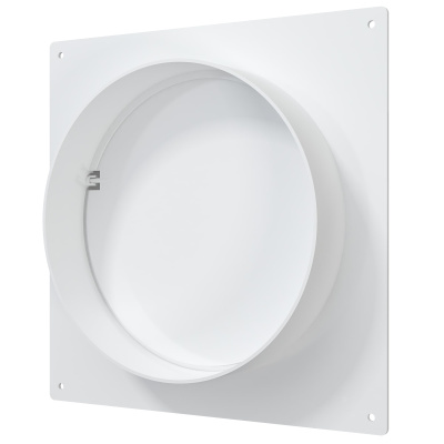 Площадка торцевая SKNPO фланец D150 соединитель обр.клапан 190x175 пластик ERA