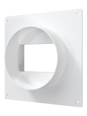 Площадка торцевая SKNP фланец D100 переходник 110х55 пластик ERA