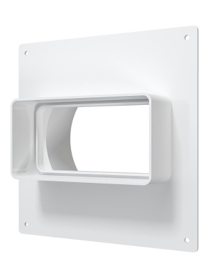 Площадка торцевая SKNP фланец D100 переходник 110х55 пластик ERA