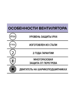 Вентилятор канальный CYCLONE D125 центробежный пластиковый корпус ERA PRO