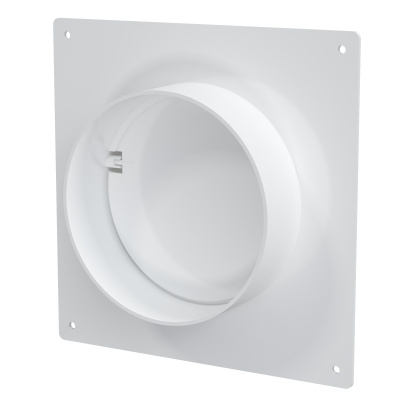 Площадка торцевая SKNPO фланец D100 соединитель обр.клапан 150x135 пластик ERA