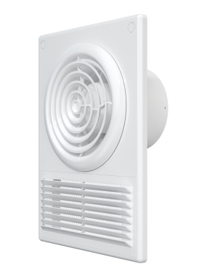 Решетка вентиляционная РУФ фланец D100/60х120 разъемная 185х254 пластик ERA