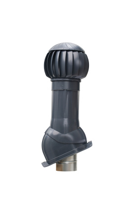 Комплект RRTV D160 для металлочерепицы Monterrey пластик Gray graphite ERA