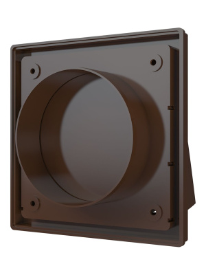 Выход стенной КФВ фланец D100 обр.клапан 150x150 ASA Brown ERA