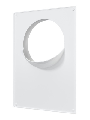 Площадка торцевая ПТП фланец D120 180х250 пластик ERA