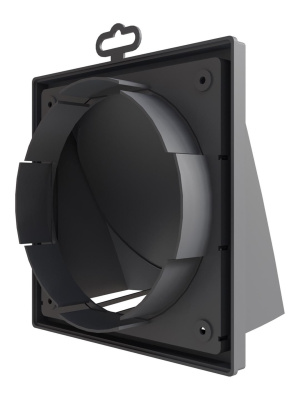 Выход стенной КФВ фланец D150/160 обр.клапан 190х190 ASA Gray ERA